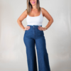 JEAN PALAZZO SÚPER ELASTIZADO VERANO RUEDO Y CINTURA DESFLECADO