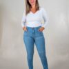 JEAN REGULAR SÚPER ELASTIZADO COSTURA ADELANTE SIOUX