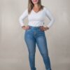 JEAN SKINNY SÚPER ELASTIZADO LAMÉ