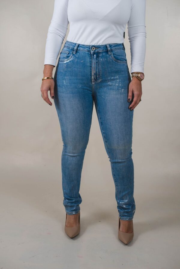 JEAN SKINNY SÚPER ELASTIZADO LAMÉ
