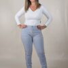 JEAN SKINNY SÚPER ELASTIZADO LATERAL CADENA