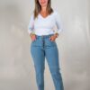 JEAN REGULAR SÚPER ELASTIZADO FRENTE CINCO BOTONES ENI