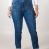 JEAN REGULAR GOLD SÚPER ELASTIZADO CON STRASS ORO
