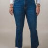 JEAN SEMI OXFORD SÚPER ELASTIZADO RUEDO DESFLECADO