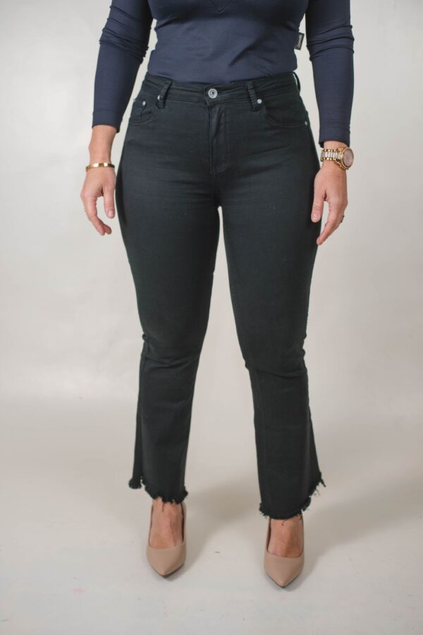JEAN SEMI OXFORD SÚPER ELASTIZADO RUEDO DESFLECADO
