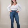 JEAN SEMI OXFORD SÚPER ELASTIZADO TAJO FRENTE