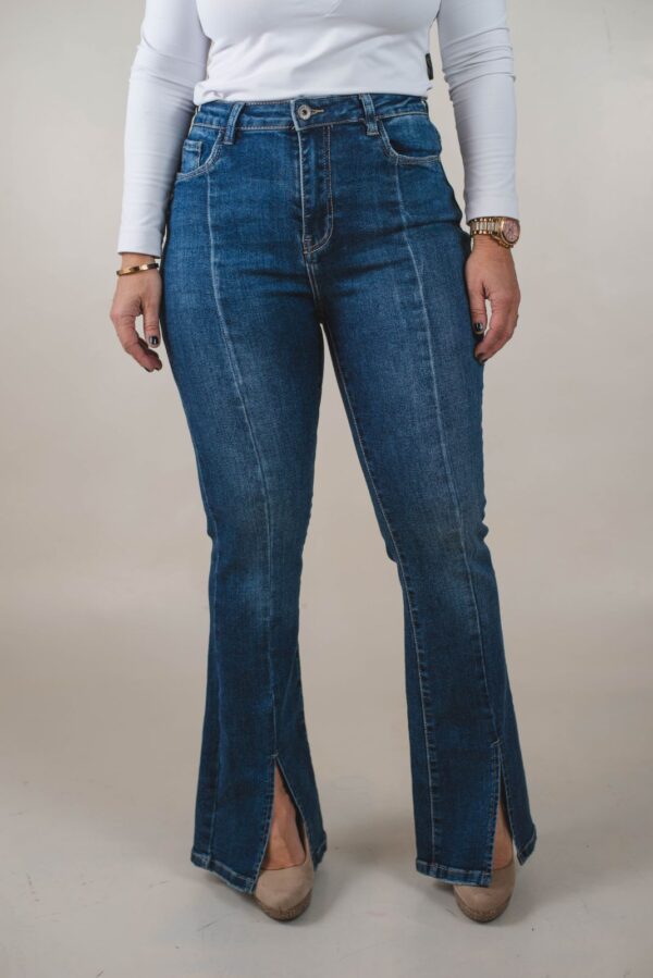 JEAN SEMI OXFORD SÚPER ELASTIZADO TAJO FRENTE