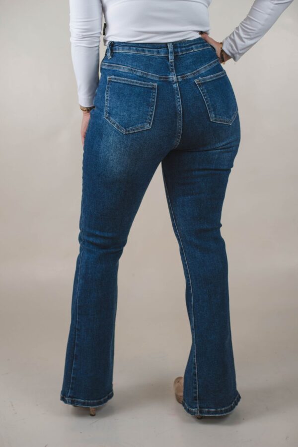 JEAN SEMI OXFORD SÚPER ELASTIZADO TAJO FRENTE
