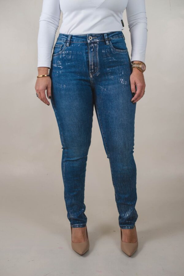JEAN SKINNY SÚPER ELASTIZADO LAMÉ