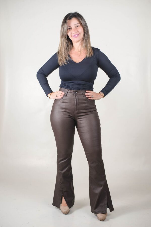 PANTALÓN ECO CUERO SEMI OXFORD TAJO