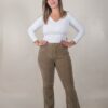 PANTALÓN PANA ELASTIZADO SEMI OXFORD RUEDO DESFLECADO