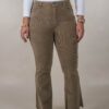 PANTALÓN PANA ELASTIZADO SEMI OXFORD RUEDO DESFLECADO