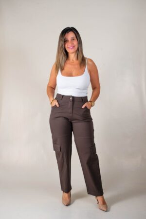 PGCE 1 PANTALÓN CARGO VERANO GABARDINA ELASTIZADA