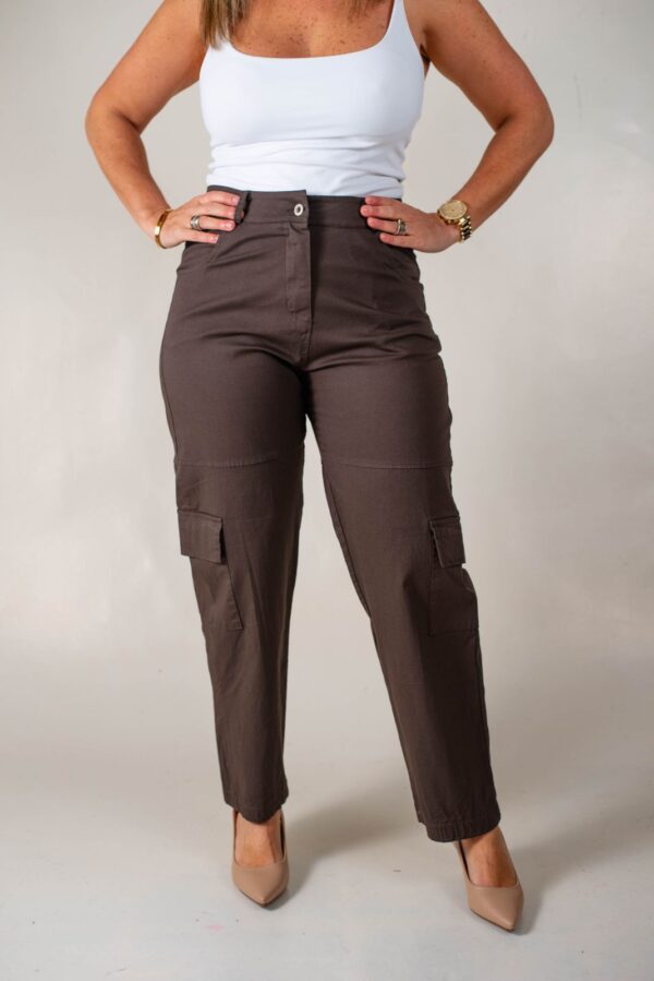 PANTALÓN CARGO VERANO GABARDINA ELASTIZADA