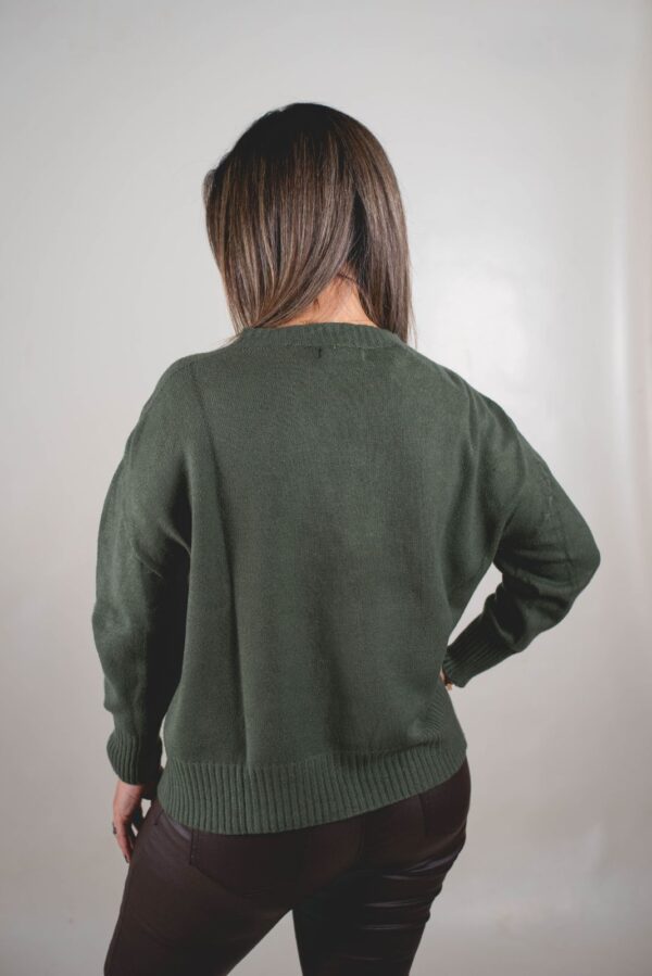 SWEATER STELLA TEJIDO EXTRA SUAVE PREMIUM (DETALLE PLATA)
