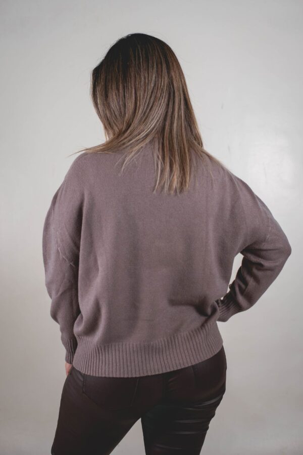 SWEATER STELLA TEJIDO EXTRA SUAVE PREMIUM (DETALLE PLATA)