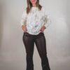 SWTSF001 - 1 SWEATER SOFIA TEJIDO EXTRA SUAVE PREMIUM (DETALLE PLATA Y ORO)